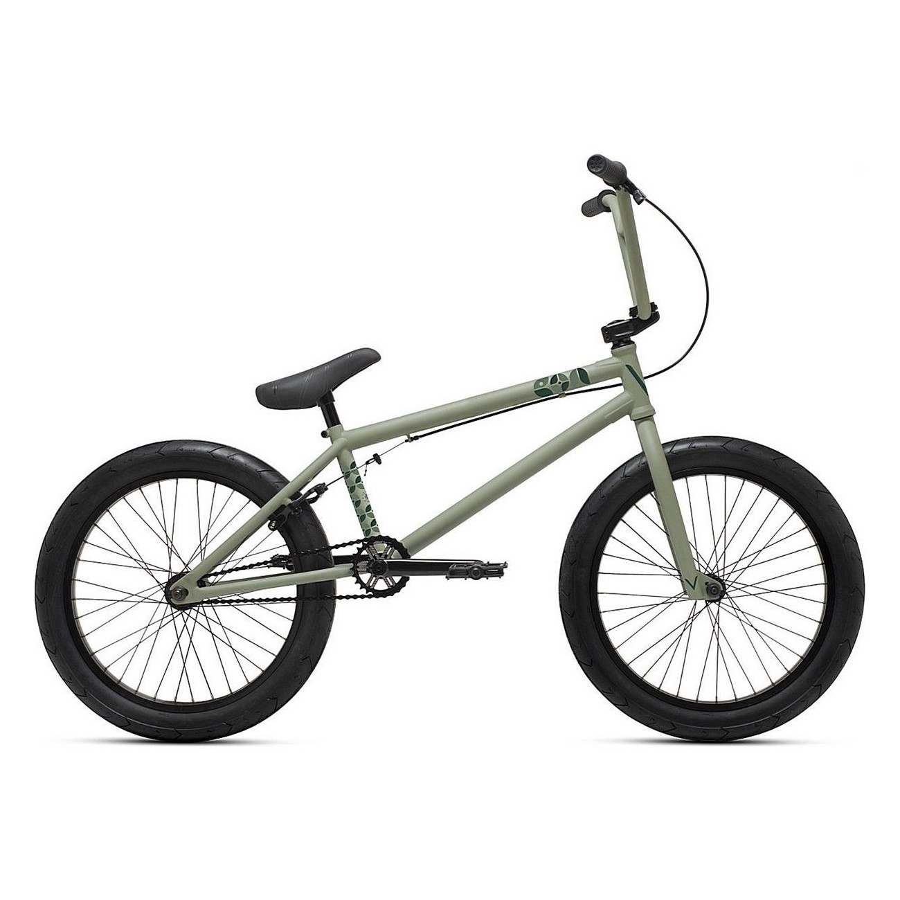 Eon XL 20 Militärgrüne Fahrrad - Hi-Ten Stahlrahmen, 20'' Räder - 1