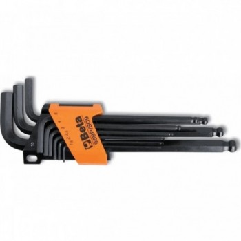 Beta 9-Piece Spherical Hex Key Set (1.5-10mm) - High Precision & Reliability - 1