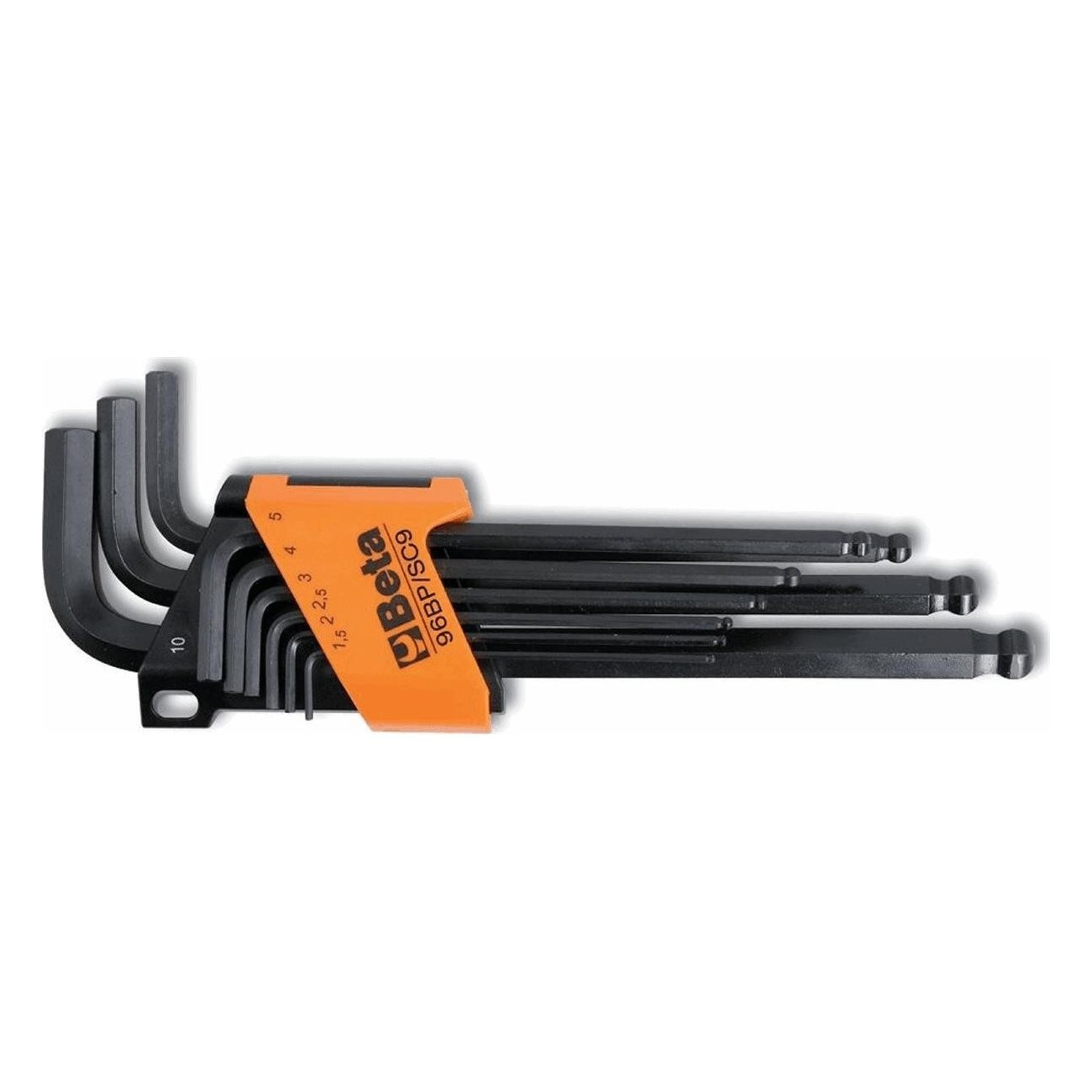 Beta 9-Piece Spherical Hex Key Set (1.5-10mm) - High Precision & Reliability - 1