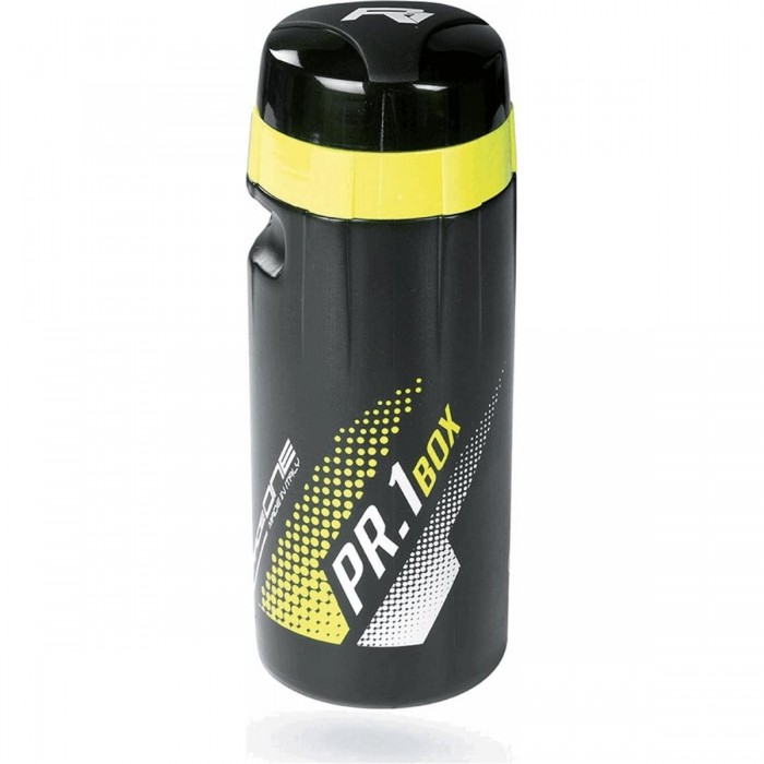 Portatodo 600ml Amarillo con Doble Compartimento RaceOne - Contenedor Versátil - 1