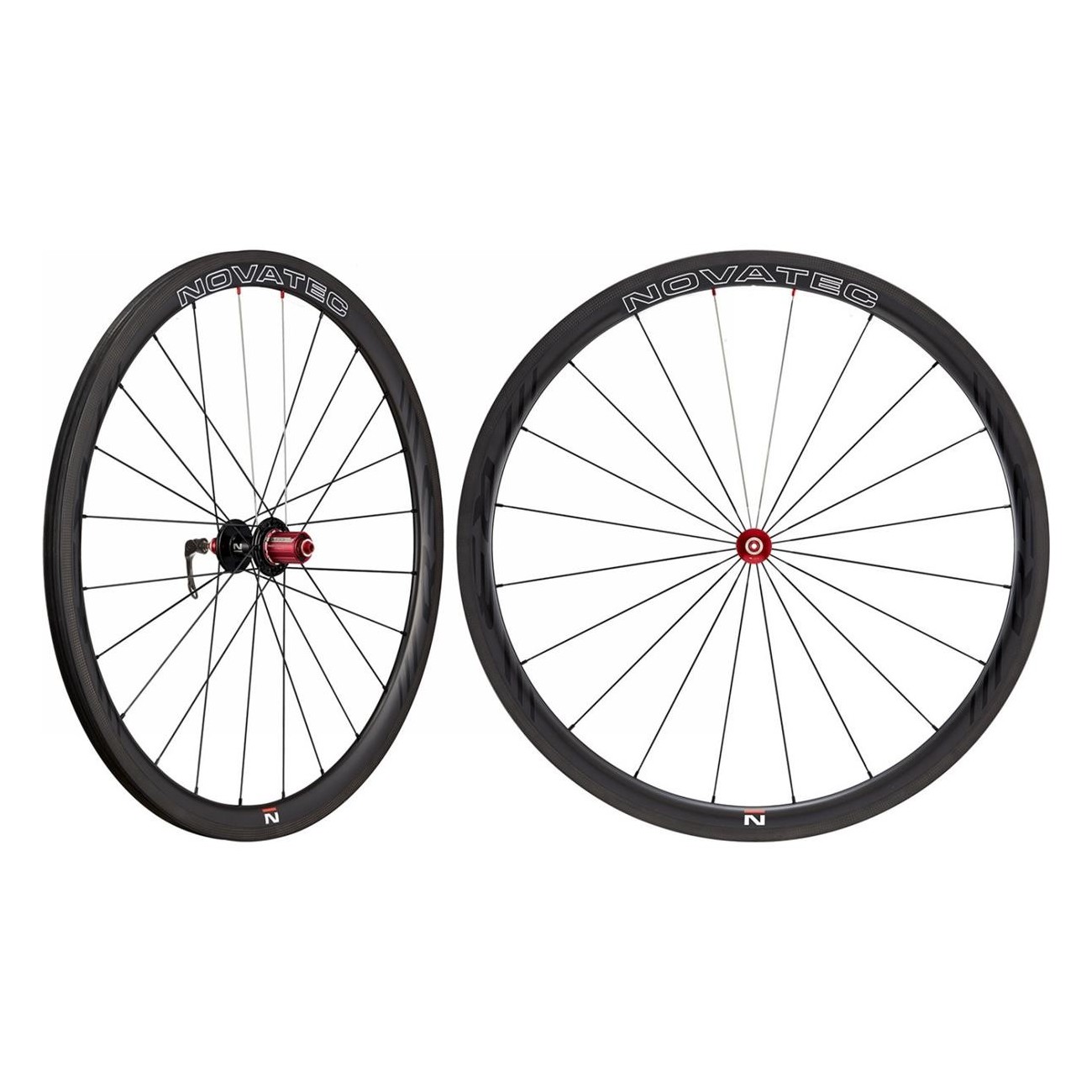 Set de Roues Novatec R3 U3.0 en Carbone Tubeless Ready 700C Route et VTT - 1