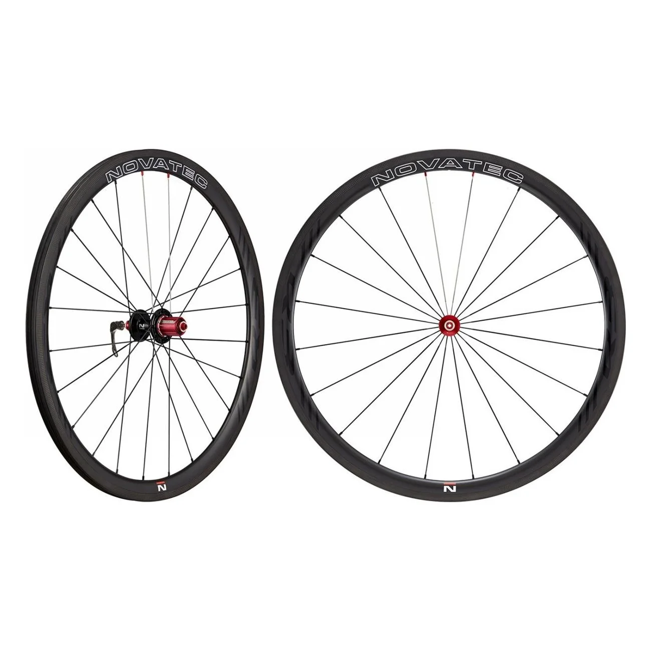 Novatec R3 U3.0 Carbon Tubeless Ready 700C Räder Set für Straße und MTB - 1