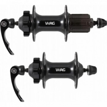 Par de bujes Shimano 36 agujeros CenterLock HG 10/11v con disco IS 6 agujeros - 1