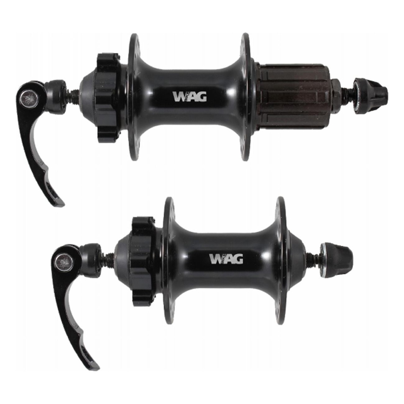 Par de bujes Shimano 36 agujeros CenterLock HG 10/11v con disco IS 6 agujeros - 1