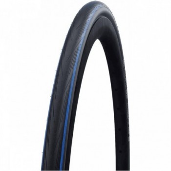 Schwalbe Lugano II 700x25 Black/Blue Folding Tire for Road Cycling - 1