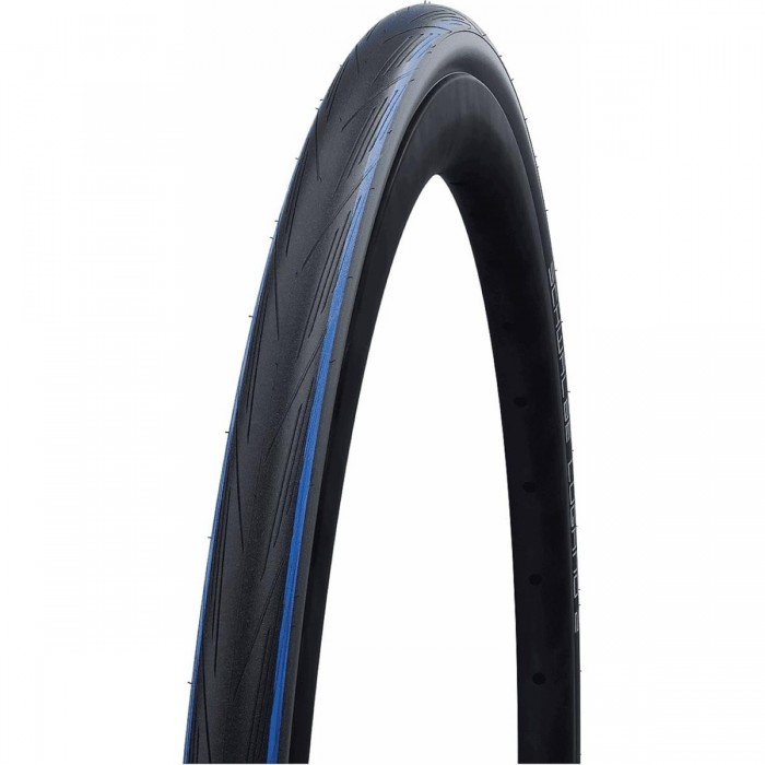 Pneu Schwalbe Lugano II 700x25 Noir/Bleu Pliable pour Route - 1