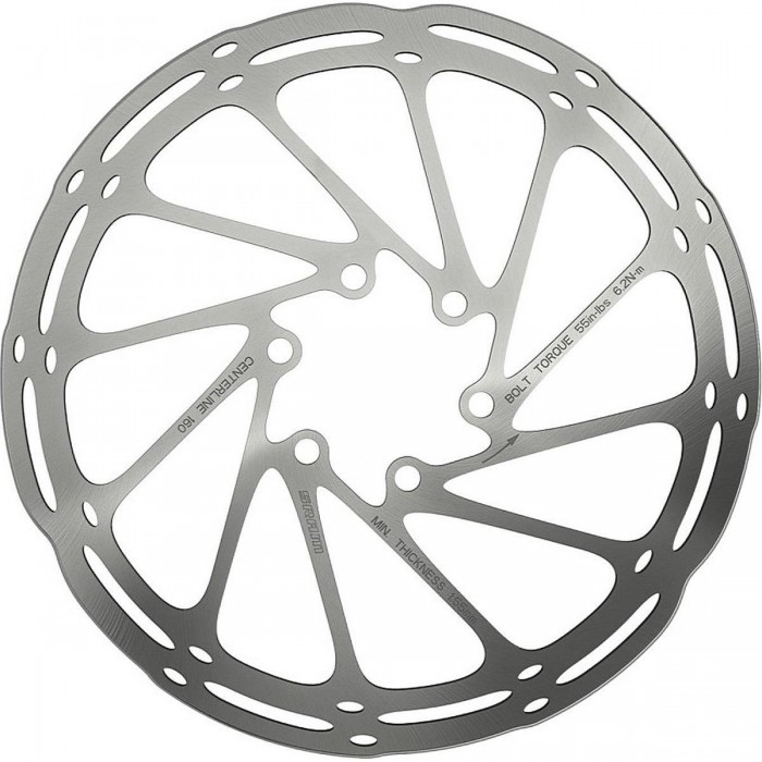 160 mm CenterLine Disc Rotor with Rounded Edges, UCI Compliant - 1