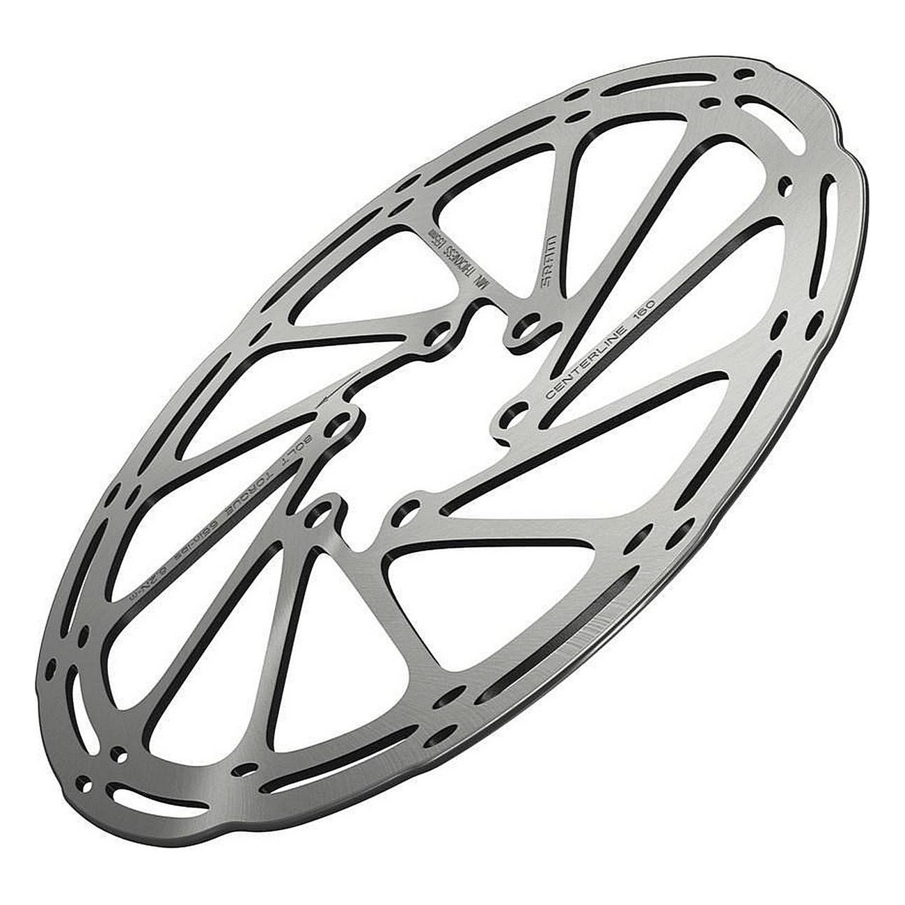 160 mm CenterLine Disc Rotor with Rounded Edges, UCI Compliant - 2