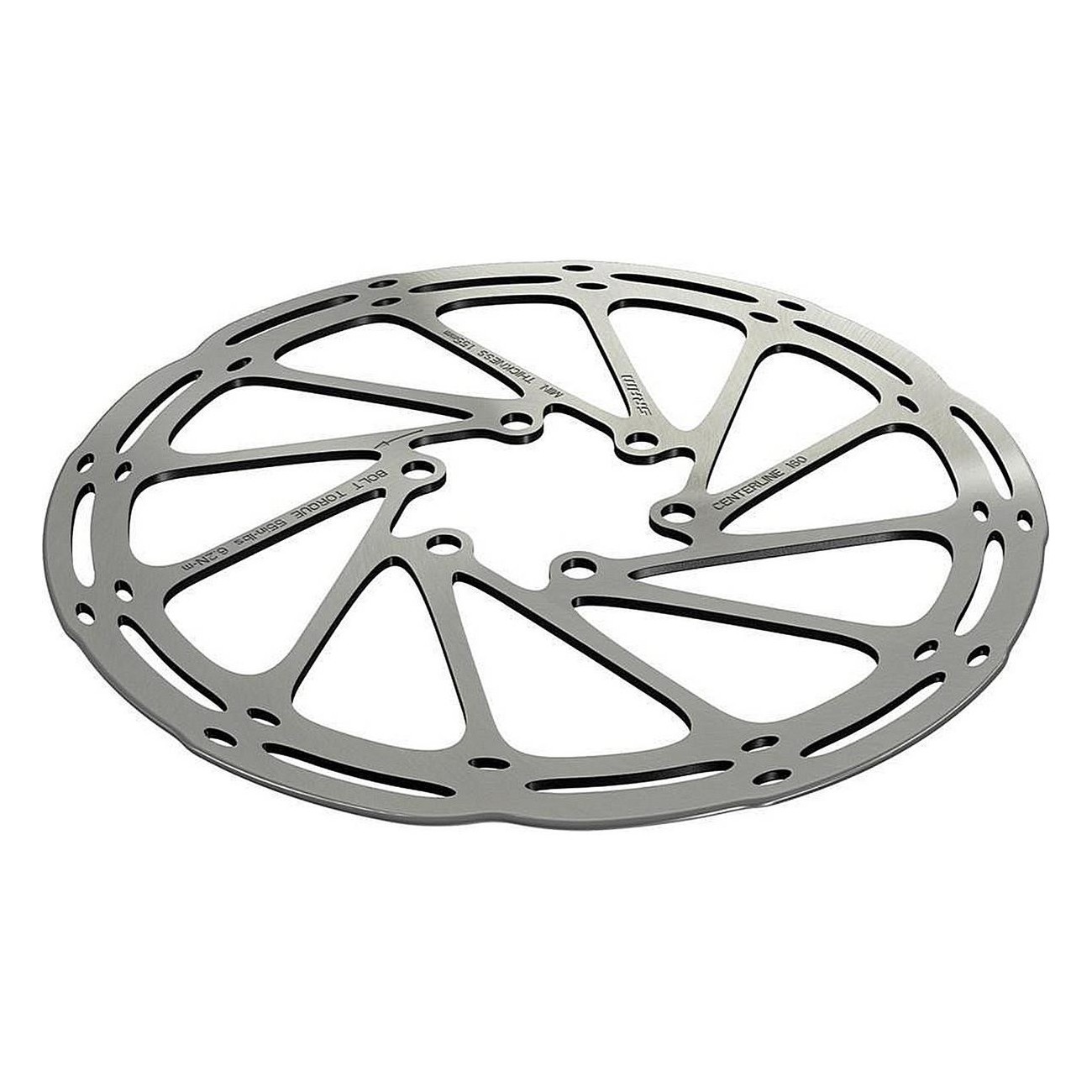 160 mm CenterLine Disc Rotor with Rounded Edges, UCI Compliant - 3