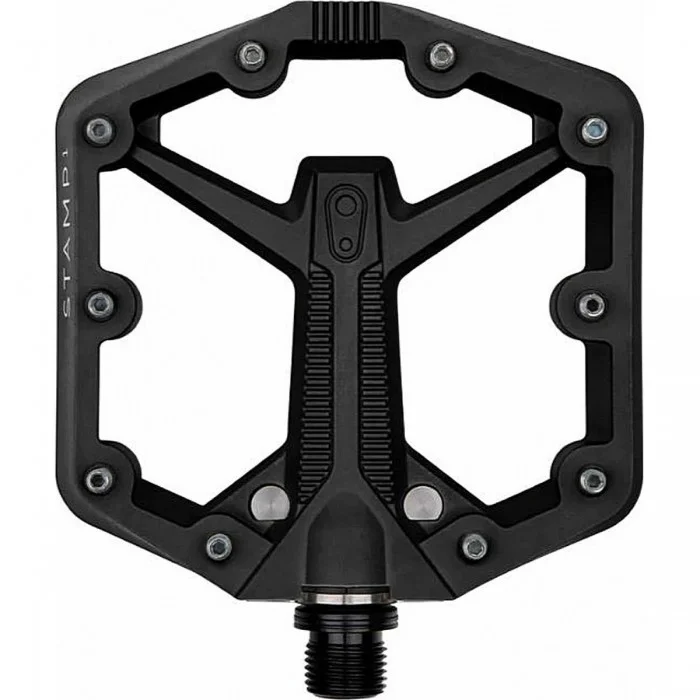 Crankbrothers Stamp 1 Small Gen 2 Flat Pedale Schwarz für Freeride, Enduro, Trail - 1