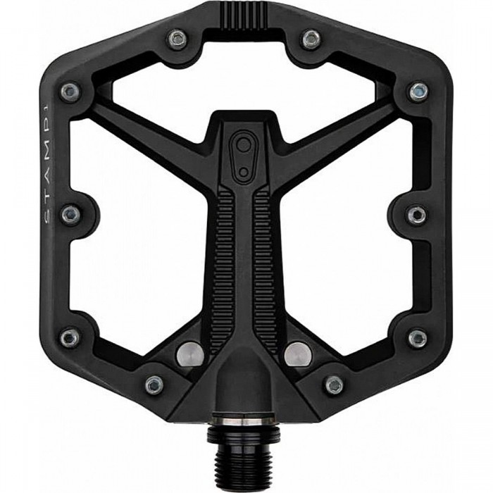 Crankbrothers Stamp 1 Small Gen 2 Flat Pedals Black for Freeride, Enduro, Trail - 1