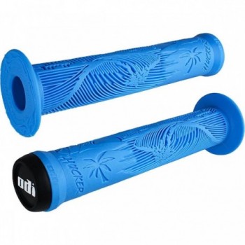 Impugnature Odi Hucker Signature con Flangia Azzurra - 160 mm per BMX - 1 - Manopole - 0711484194313