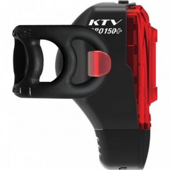 Ktv Drive Pro+ Rechargeable Rear Light 150 Lumen Black with USB and IPX7 - 2