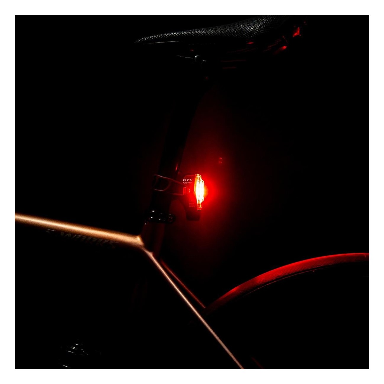 Ktv Drive Pro+ Rechargeable Rear Light 150 Lumen Black with USB and IPX7 - 6