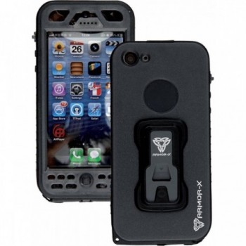 Schutzhülle Armor X Schwarz für iPhone 5/5s/5c/5se - Elegantes und Robustes Design - 1