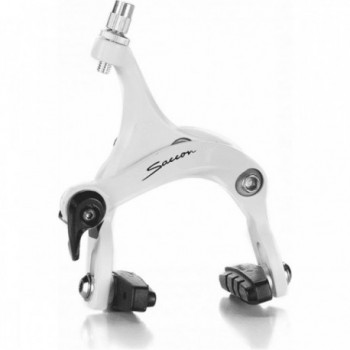 White Mechanical Fixed Brake for Road Bike - Elegant Design & Reliable Performance - 1