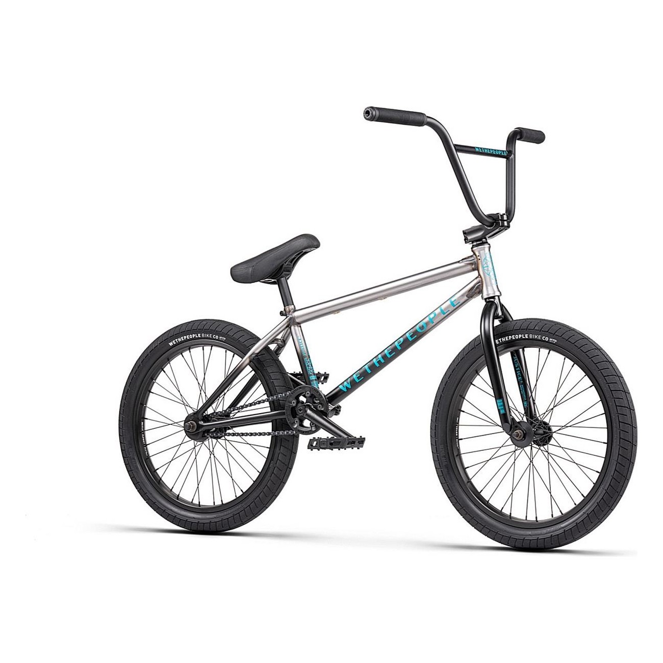 Wethepeople Justice BMX Bike 20.75' TT Black/Raw Fade - 1