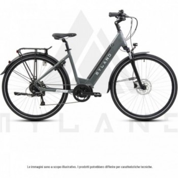 Bicicletta Elettrica Big Handy 28' Grigio L con Cambio Shimano 8V e Motore Ananda M80 - 1 - Bici - 8059796060813