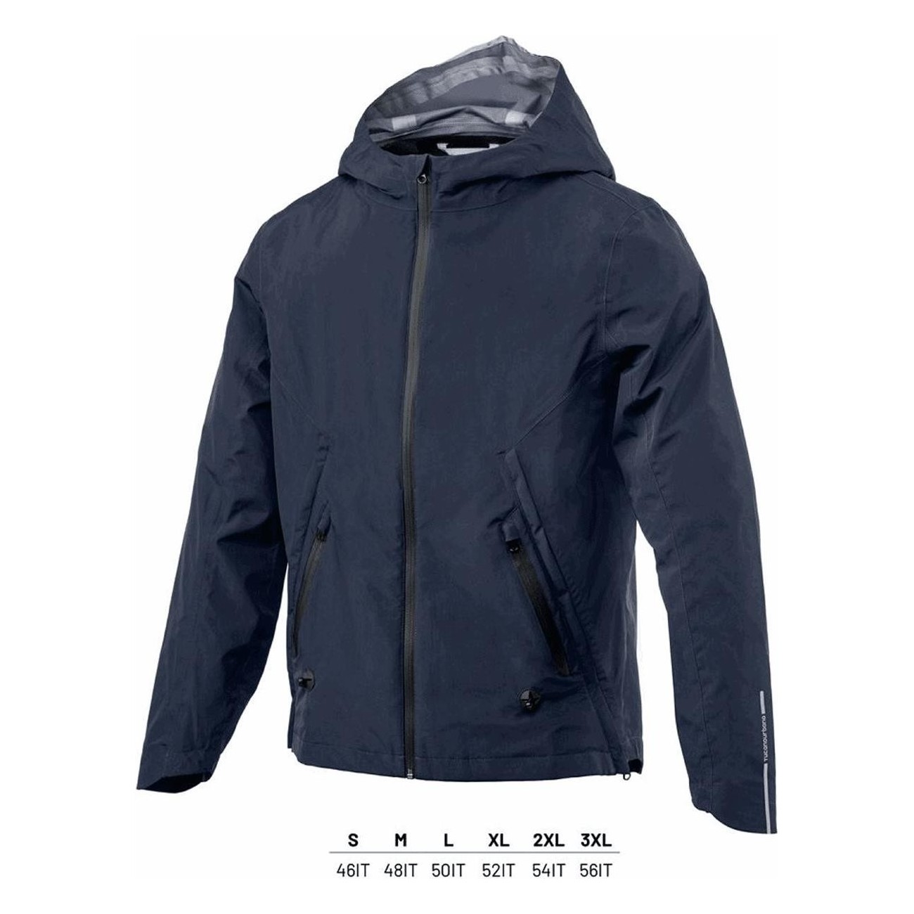 Veste Magic Day 2G Bleu Foncé 3XL Transformable en Cape Anti-Pluie - 1