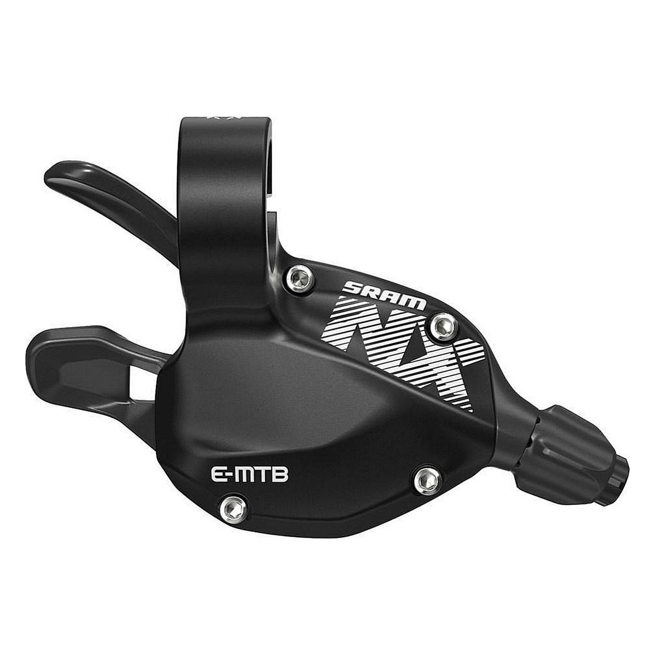 Leva del Cambio NX Eagle a Clic Singolo per E-MTB, Nero, con Morsetto Discreto - 1 - Comandi - 0710845822438