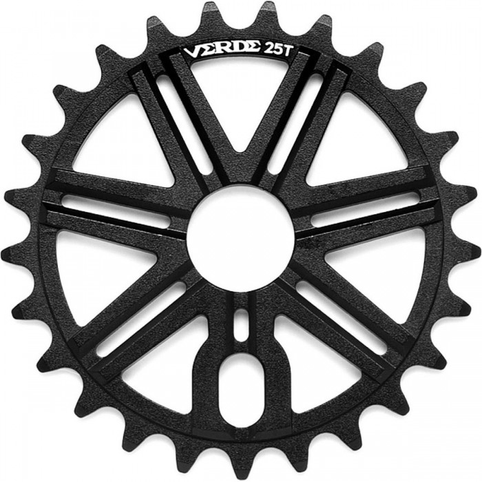 Neutrales Grünes Ritzel 27T Schwarz aus Aluminium 7075 CNC für Fahrrad - Kompatibel mit 19/22 mm Adaptern - 1