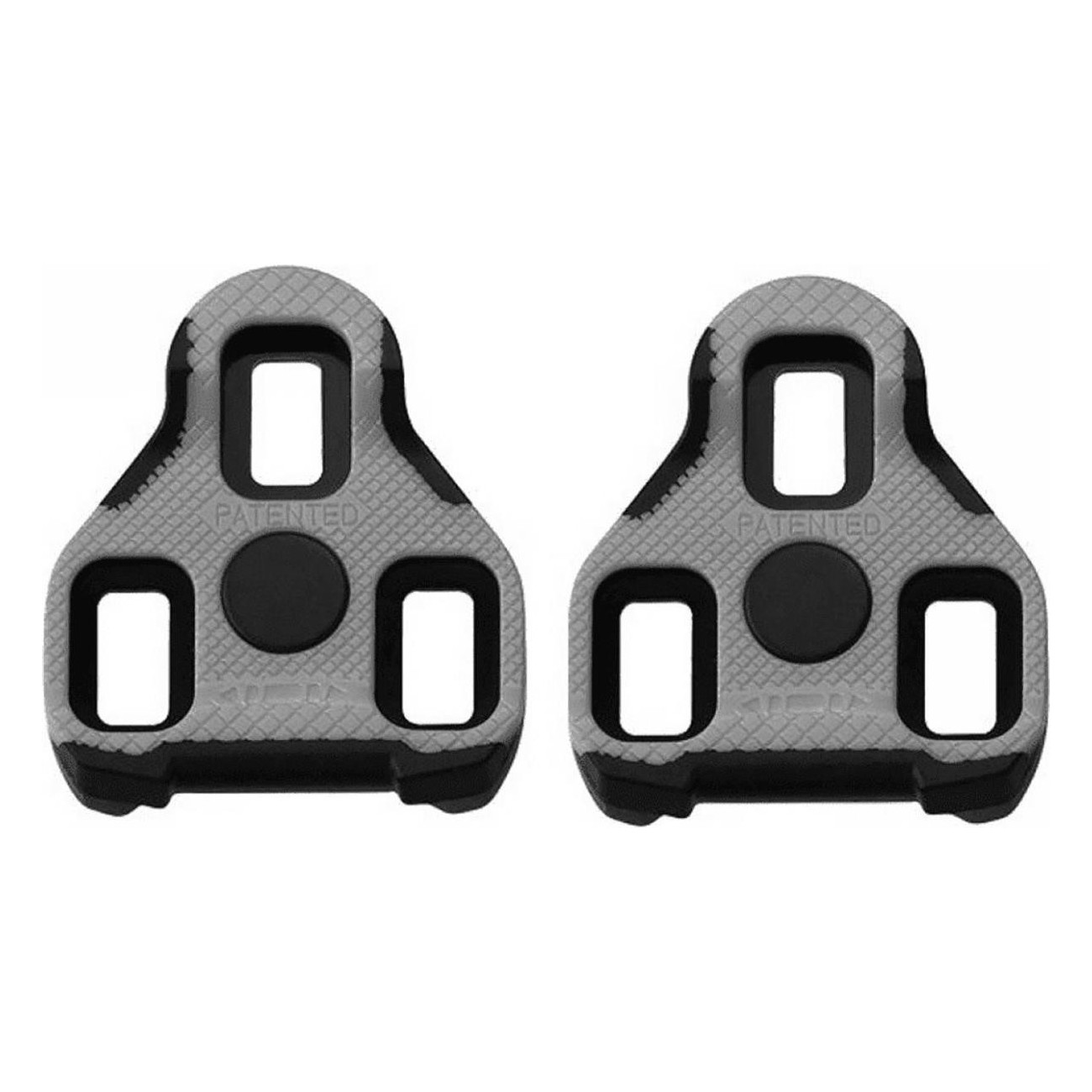 Exustar E-BLK11 Gray Fixed Cleats Compatible with LOOK KEO for Road Use - 1