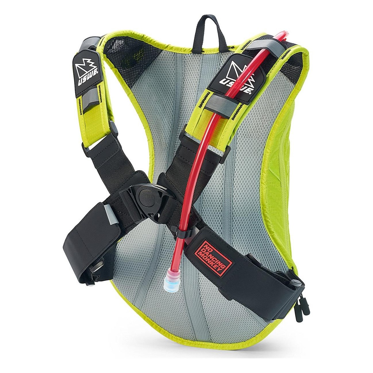 USWE Outlander 9L Yellow Backpack for MTB, Road & Gravel with Hydration Pack - 2