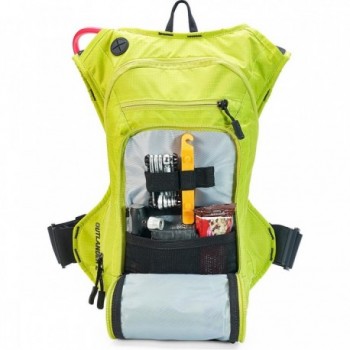 Sac à dos USWE Outlander 9 Litres Jaune pour VTT, Route et Gravel avec Sac d'Hydratation - 4