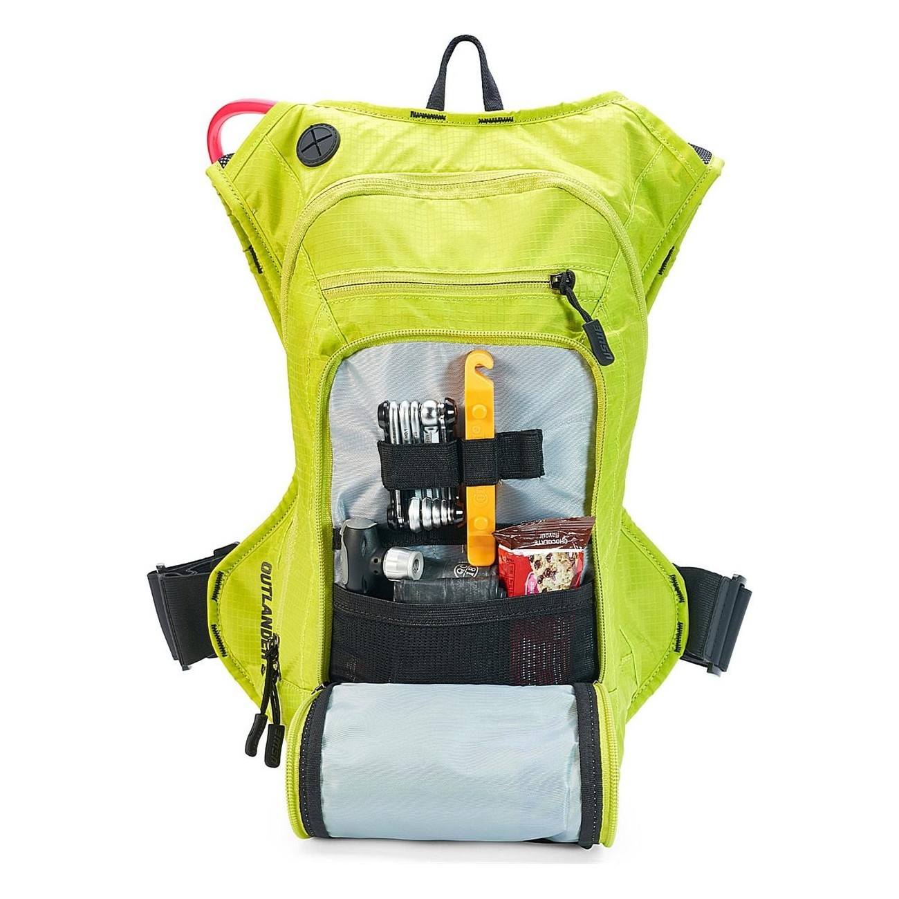 Mochila USWE Outlander 9 Litros Amarilla para MTB, Carretera y Gravel con Bolsa de Hidratación - 4