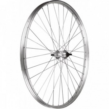 Roues Arrière 26 3/8' en Aluminium avec Roulements, 1 Vitesse, pour Pneu - 1