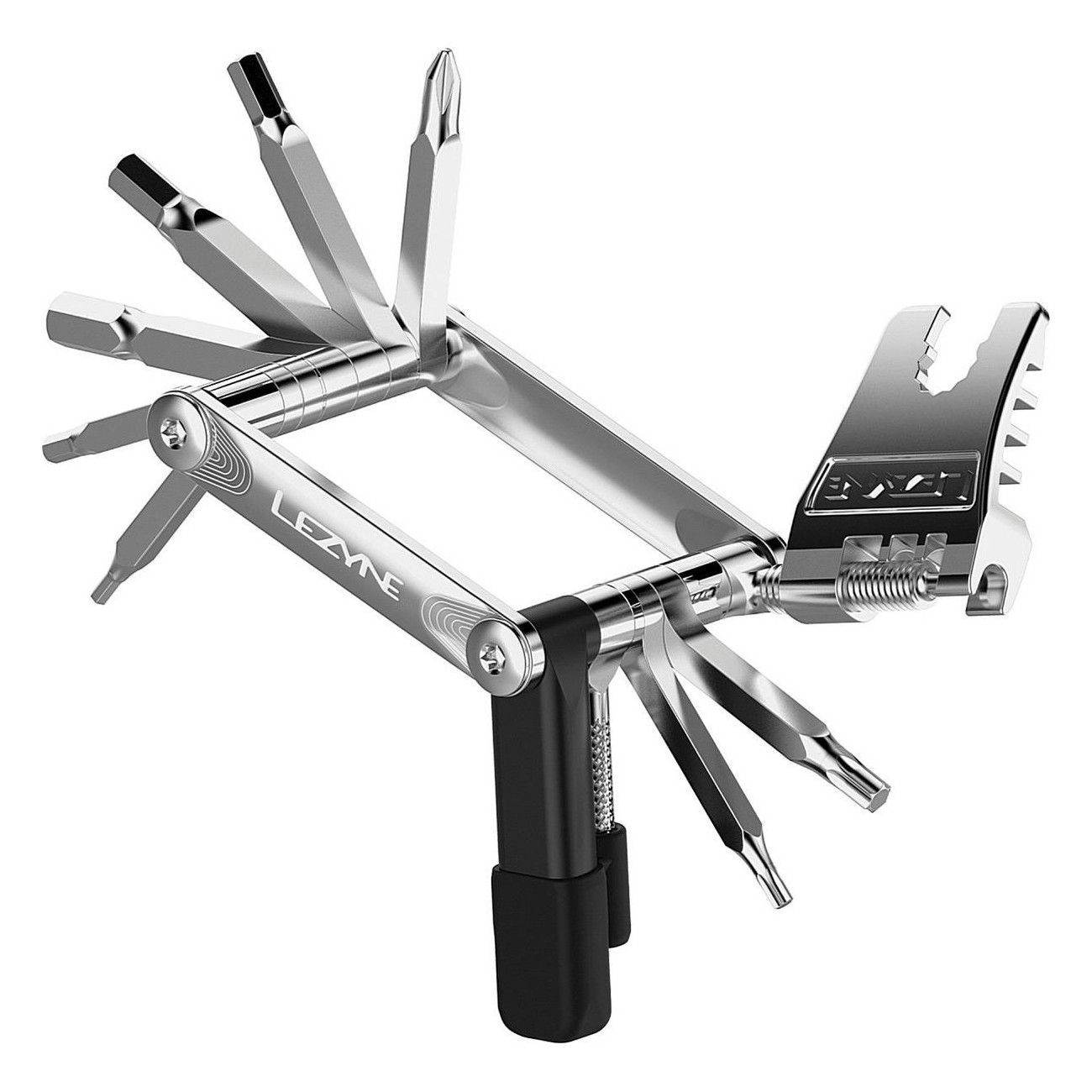 Lezyne SV Pro 17 Multifunctional Tools in Stainless Steel and Aluminum, Silver - 3