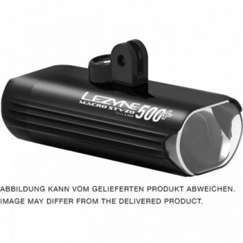 Lezyne Macro STVZO 500+ Frontlicht Schwarz Weiß, 500 Lumen, IPX7 - 1