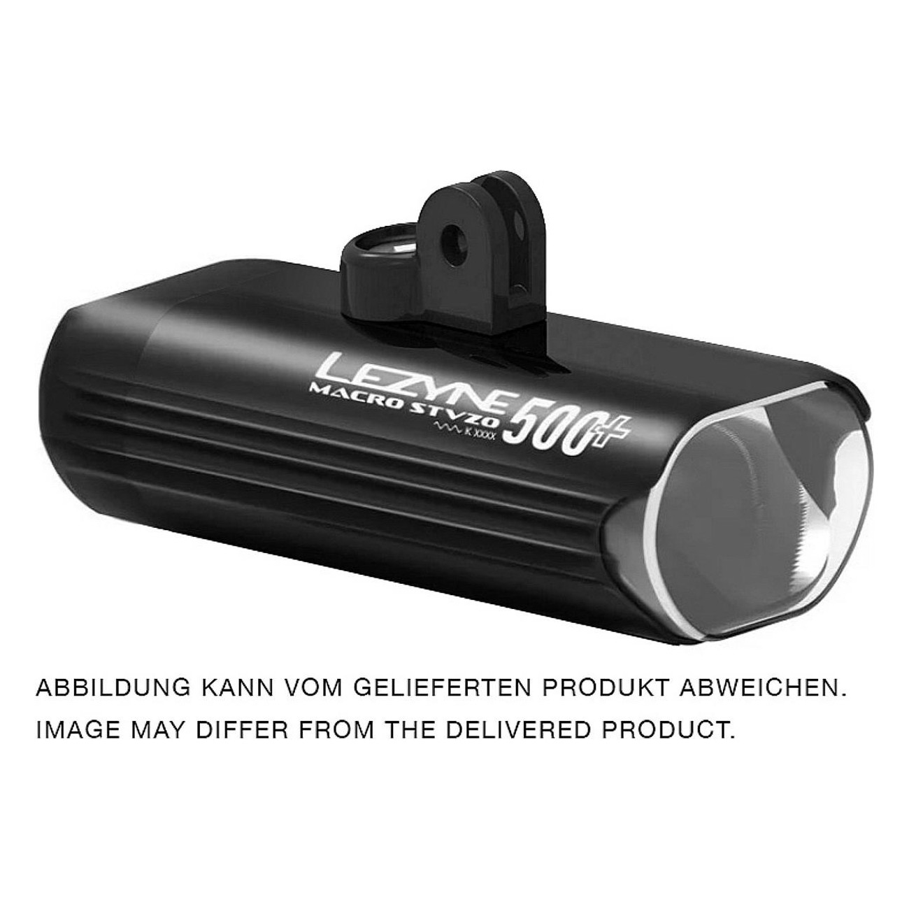 Lezyne Macro STVZO 500+ Frontlicht Schwarz Weiß, 500 Lumen, IPX7 - 1