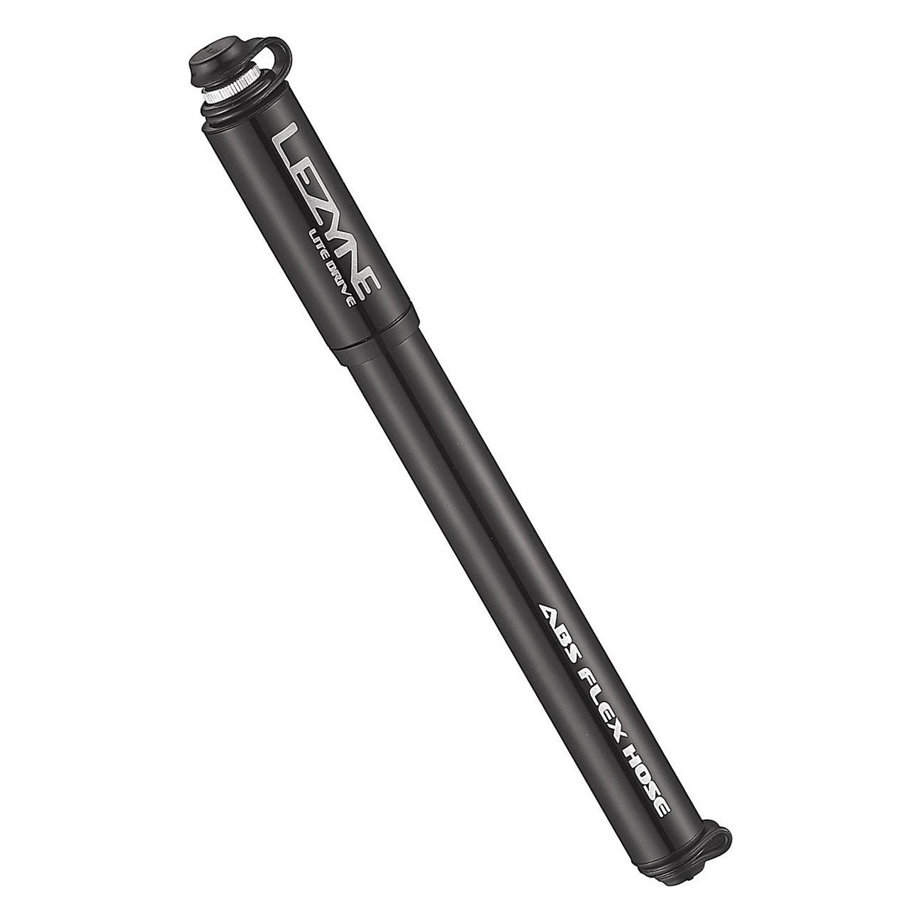 Lezyne CNC Lite Drive Handpumpe Medium Schwarz - Hochdruck, Leicht und Kompakt - 1