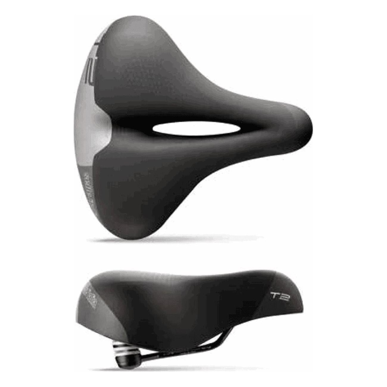 T2 Gel Flow Saddle Black 233x258mm L2 Sportouring, Comfort & Performance - 1