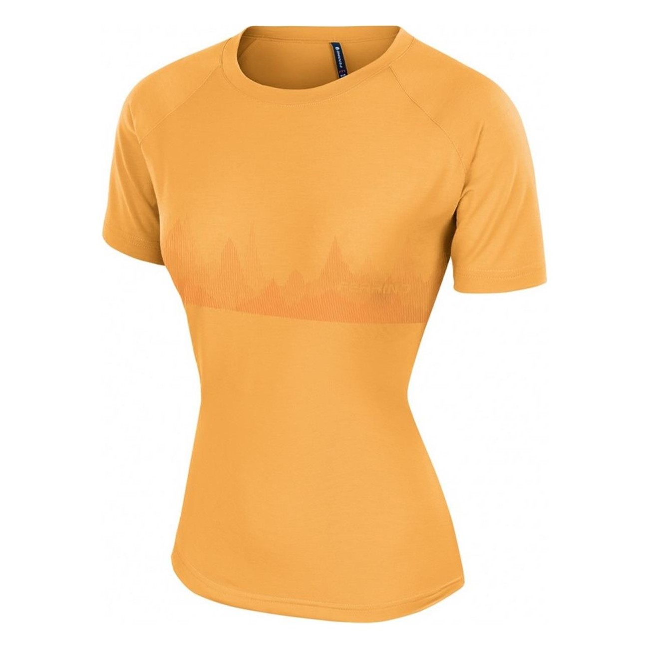 Orange Women's T-shirt L for Trekking Travel Polyester Lyocell - 1