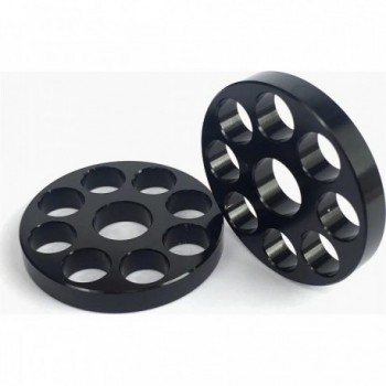 10mm Aluminum 7075 Spacer for Pedal, Compatible with Heresy 108, Black - 1