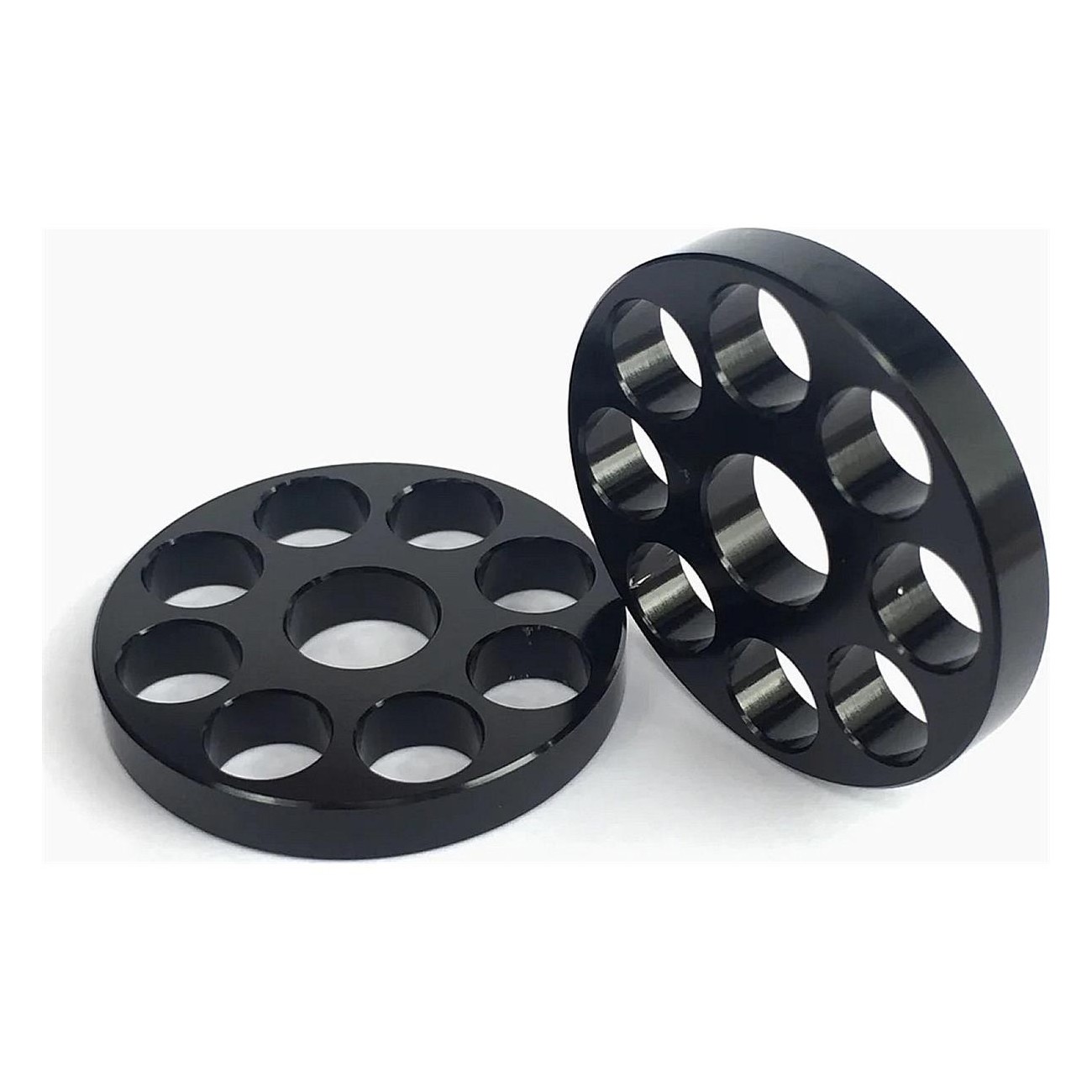 10mm Aluminum 7075 Spacer for Pedal, Compatible with Heresy 108, Black - 1