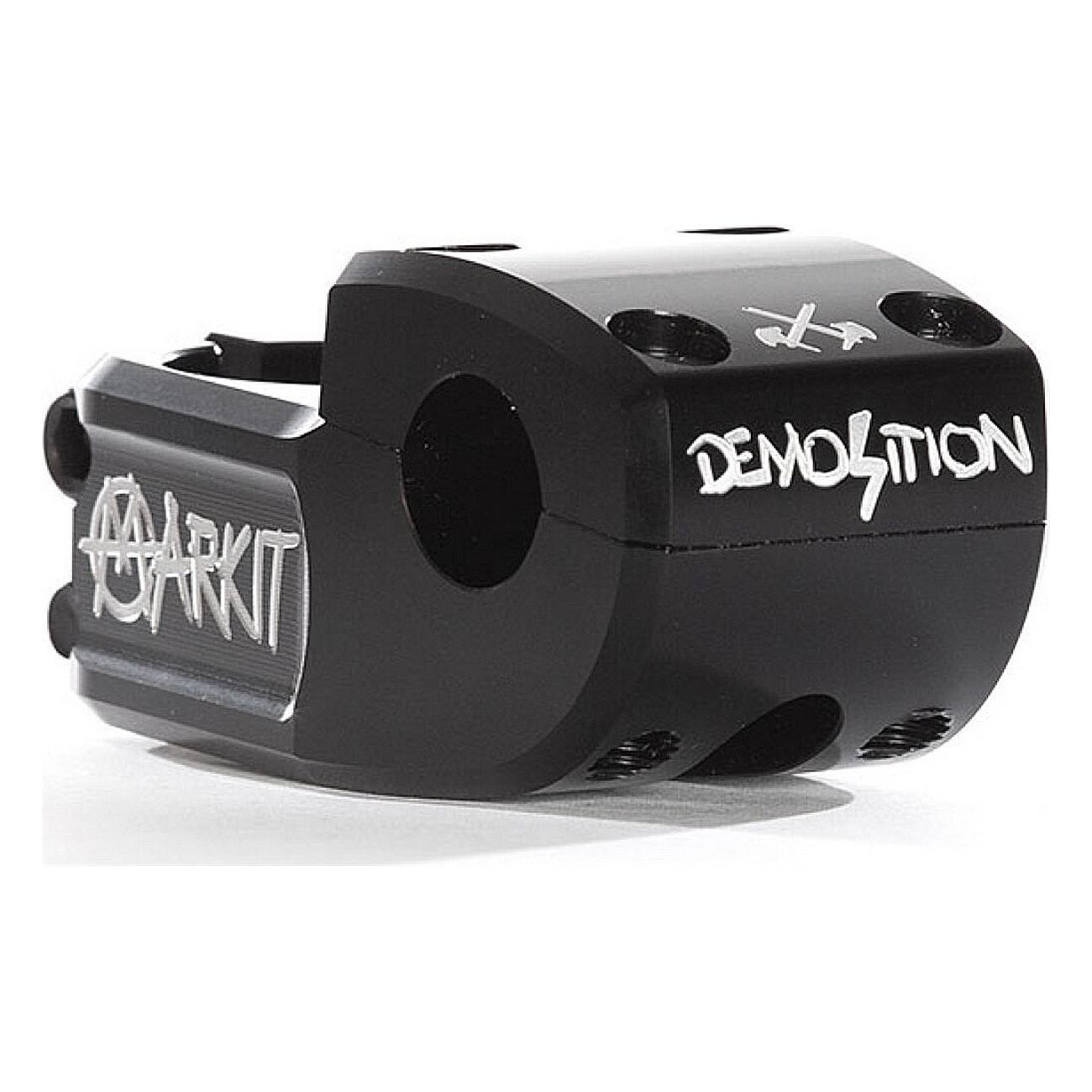 Markit 2022 Demolition Handlebar Clamp, Top Load, 53mm, Flat Black - 1