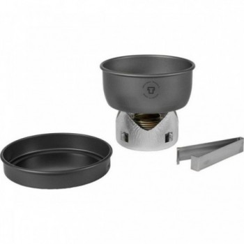 Trangia Mini HA: Updated Cooking Set in Hard Anodized Aluminum for Solo Hikers - 1