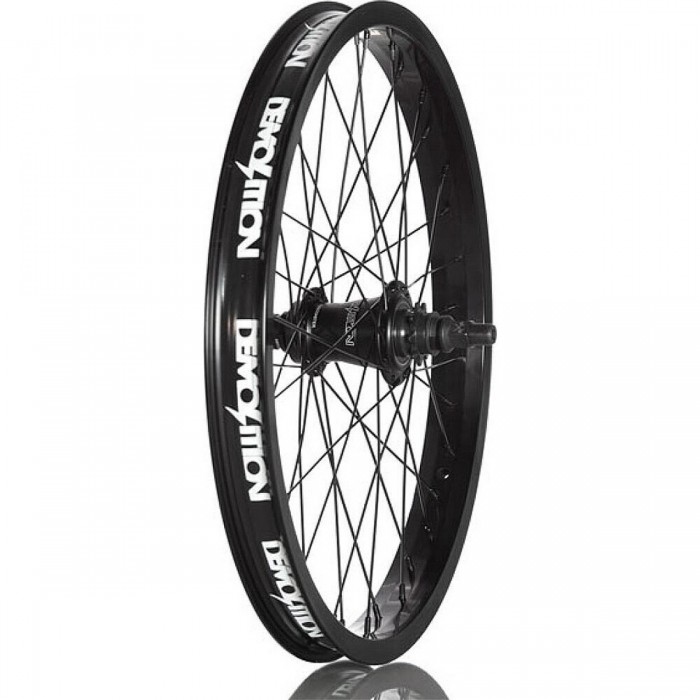 Roues de démolition Pro Plus 20' Noir avec moyeu rotatif et jante Zero PLUS, RHD 9T - 1