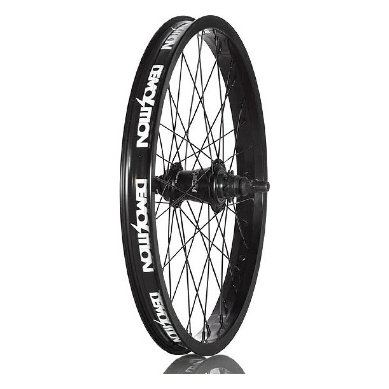 Roues de démolition Pro Plus 20' Noir avec moyeu rotatif et jante Zero PLUS, RHD 9T - 1