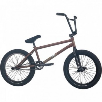 Bicyclette BMX Sunday Darkwave 21.25' Marron Foncé Mat, Cadre 100% Chrome - 1