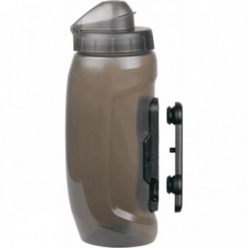 Gray 590ml Water Bottle with Protective Capsule and Magnetic Mount, Ideal for E-Bikes - 1