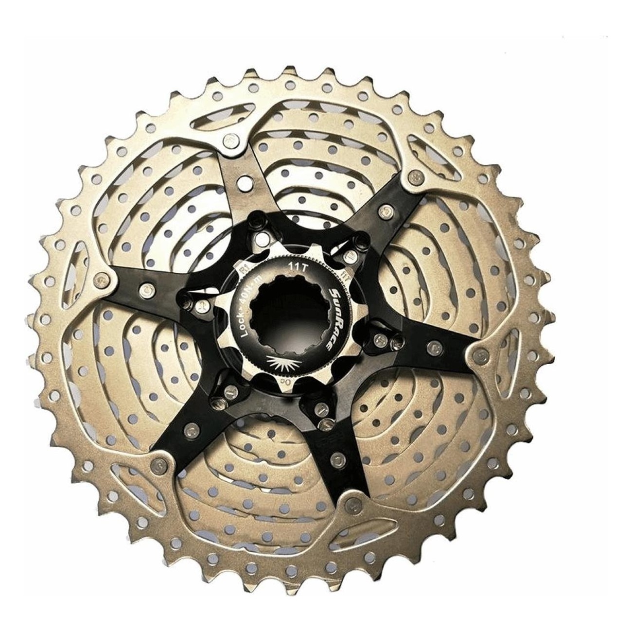 Cassetta MTB 10V 11/40 Denti in Acciaio Argento Compatibile Shimano - SUNRACE - 1 - Cassette - 4710944252538