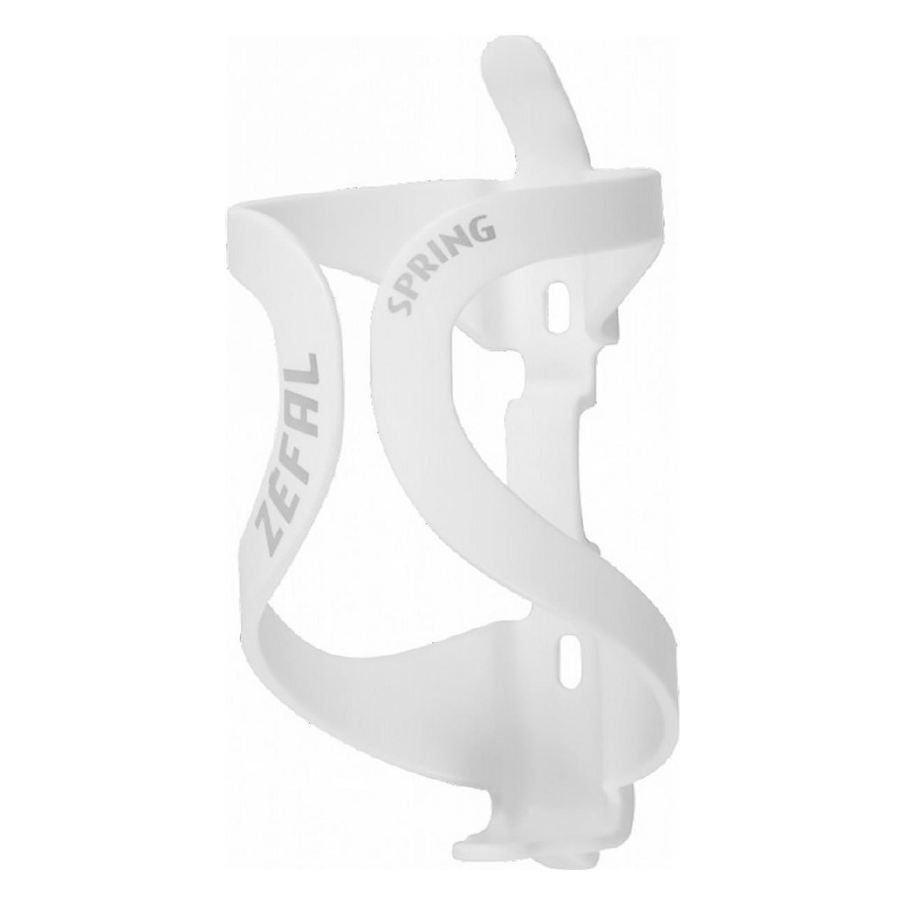 White Thermoplastic Resin Bottle Cage - Flexible and Lightweight, 46g - 1