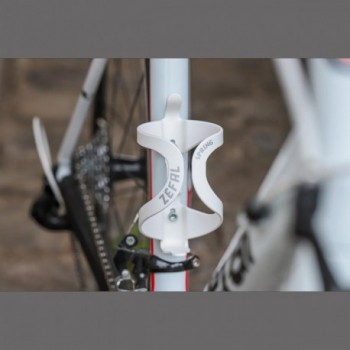 White Thermoplastic Resin Bottle Cage - Flexible and Lightweight, 46g - 2