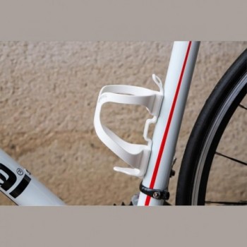 White Thermoplastic Resin Bottle Cage - Flexible and Lightweight, 46g - 3