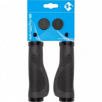 Pair of Ergo Screw Grips 130 mm Black M-WAVE 084156 - 2