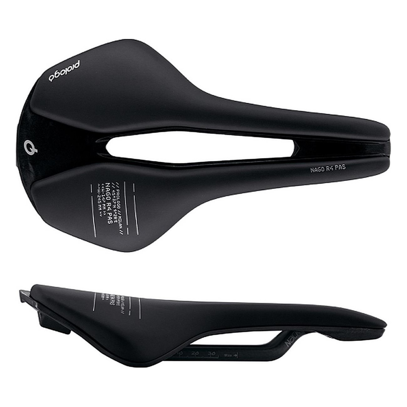 Sella Prologo Nago R4 147 PAS Tirox Nero - Comfort e Prestazioni per Ciclismo Unisex - 1 - Selle - 4716112788496